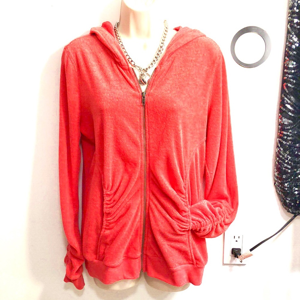 NWOT • Coral/orange hoodie